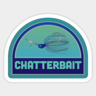 Chatterbait Fishing Tacklebox Label Sticker